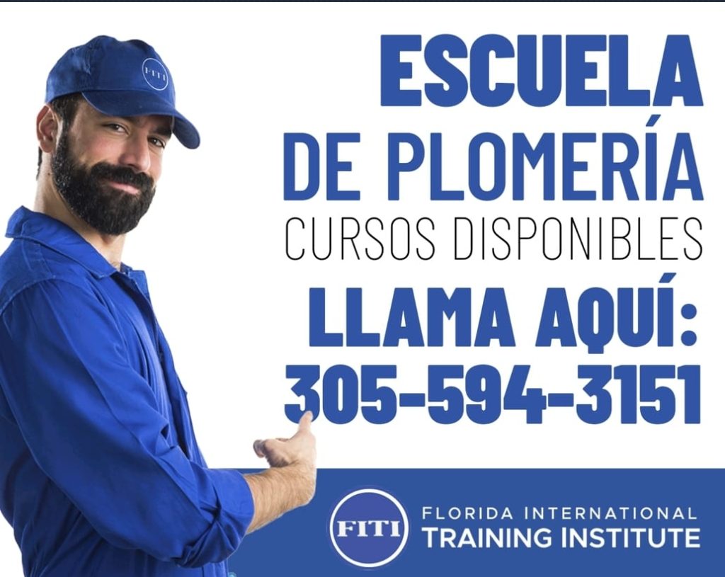 Curso de Plomería en Miami curso de plomería, programa de plomero
